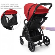 Коляска детская ME 1032L ESCAPE Crimson Black прогулочная