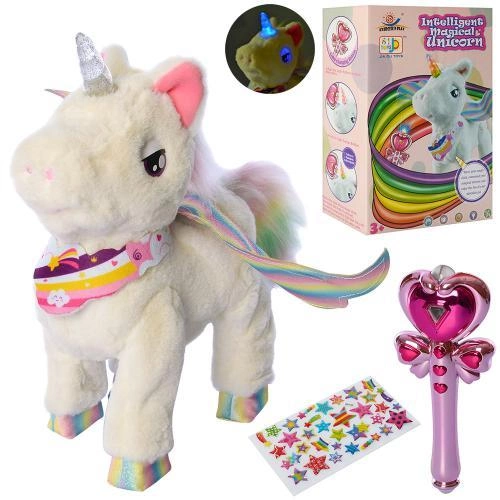Интерактивная игрушка Jia Du Toys Единорог, 22 см JD-9906