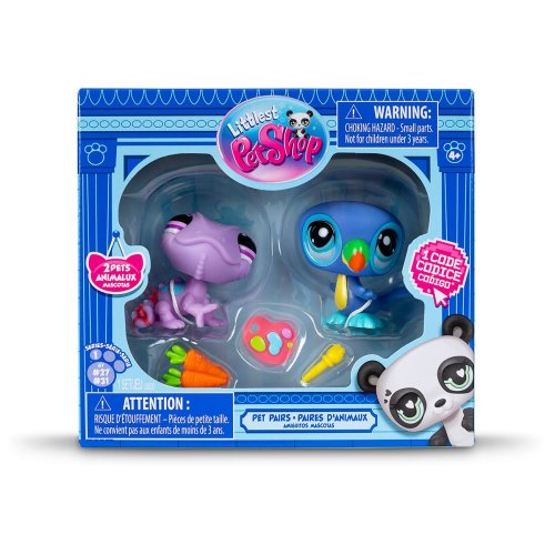 Игровой набор Littlest Pet Shop Друзья по искусству, 2 фигурки, аксессуары 00507