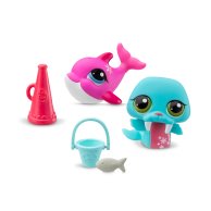 Игровой набор Littlest Pet Shop Фантастические трюки, 2 фигурки, аксессуары 00508