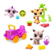 Игровой набор Littlest Pet Shop Сафари, 3 фигурки, аксессуары 00524