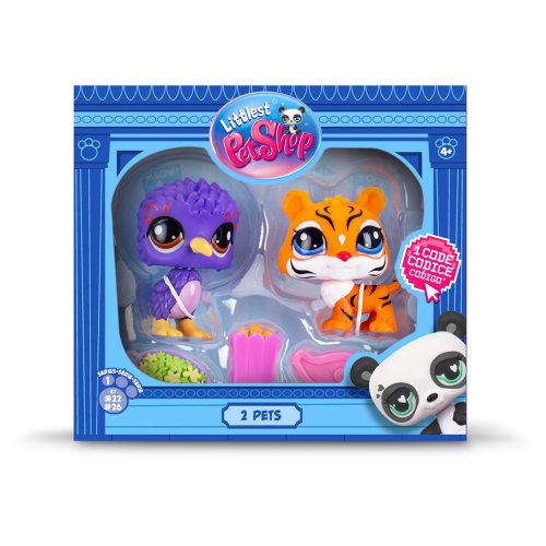 Игровой набор Littlest Pet Shop Вкусовые предпочтения, 2 фигурки, аксессуары 00528