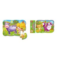 Пазлы на магните А5. Vlady Toys Фиксики, Смешарики, Корова (VT3205 (24-43))