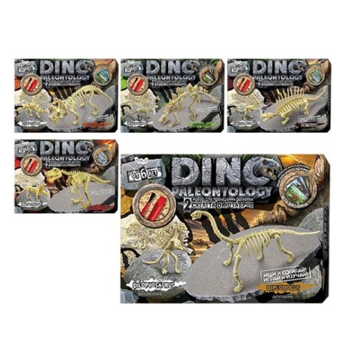 Набор для проведения раскопок Danko Toys Dino Paleontology DP-01-01,02,03,04,05
