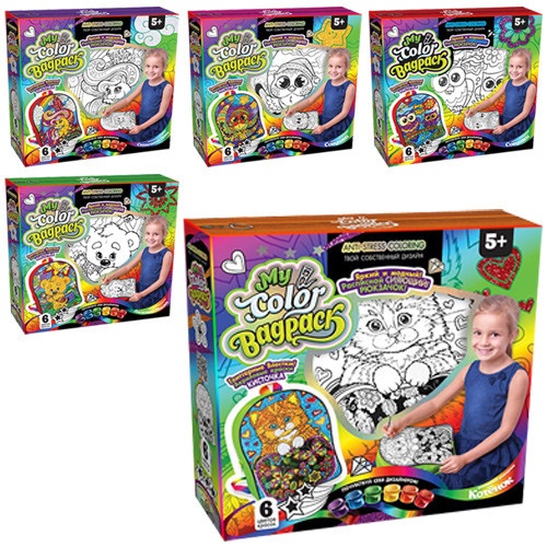Набор креативного творчества "My Color BagPack" рюкзачок-раскраска