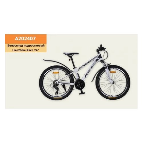 Велосипед подростковый 2-х колесный. Like2bike Race 24 "(A202407)