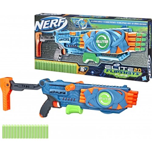 Бластер Hasbro Nerf Elite 2.0 Flipshots Flip-16 Флипшотс Флип-16, 16 патронов F2551