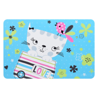 Детский столик Bambi Cat Кошка, с двумя стульями, голубой 501-58-2