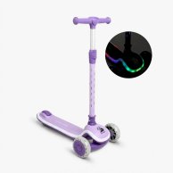 Самокат трехколесный Skyper колеса PU 125х35 мм, подсветка, фиолетовый LS-6270-32 L
