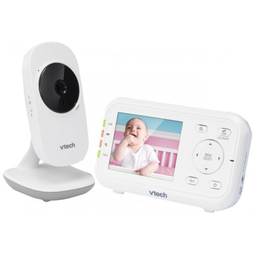 Видеоняня Vtech двухсторонняя с датчиком темпер. и цвет. экраном "2,8 (цифровая)" VM3255