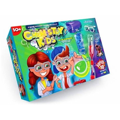 Безопасный образовательный набор для проведения опытов "CHEMISTRY KIDS"  рус. (CHK-02-01)