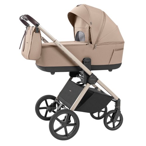 Коляска универсальная 2в1 Carrello Ultra бежевая CRL-6527 Floral Beige