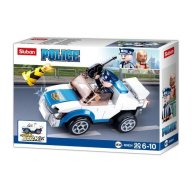Конструктор Sluban полиция, джип 90 дет  (M38-B0824)