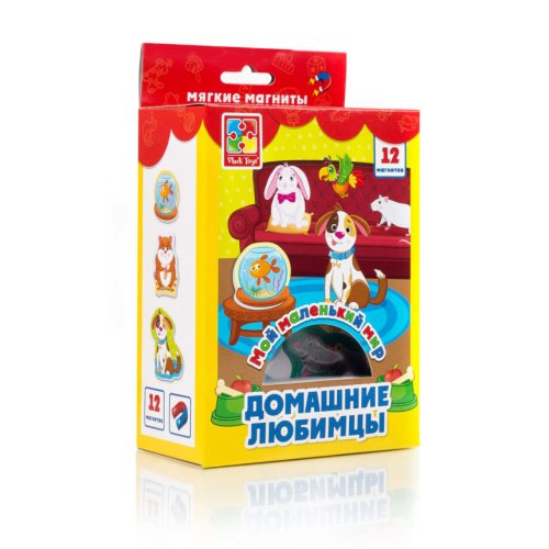 Коллекция магнитов «Мой маленький мир. Домашние любимцы» (рус)