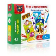 Игра с прищепками «Маленький логик» (рос)