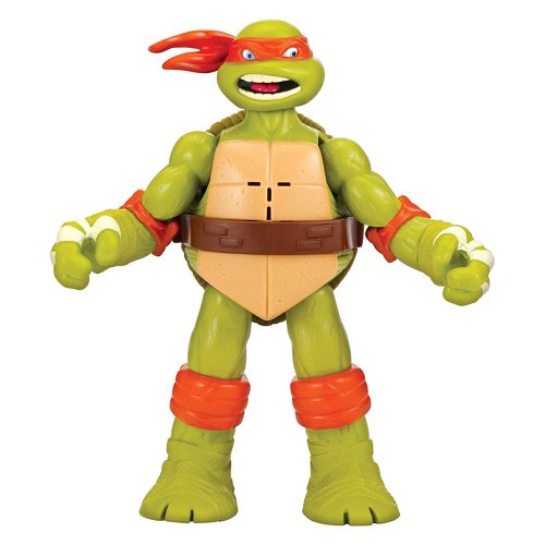 Фигурка TMNT ЧЕРЕПАШКИ-НИНДЗЯ С БОЕВЫМИ ЗВУКОВЫМИ ЭФФЕКТАМИ -Микеланджелo 15см (91675)