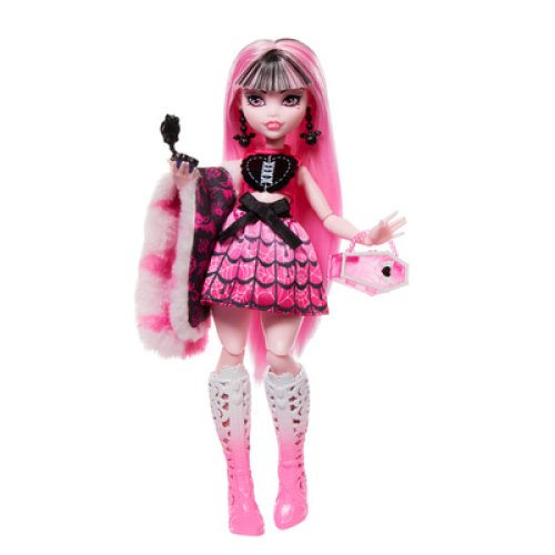 Набор-сюрприз Monster High Отпадный стиль. Ужас какие секреты Дракулауры HNF73