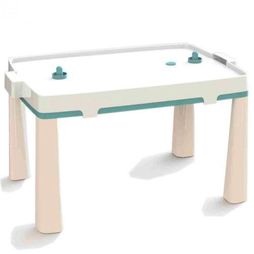 Детский столик 2 в 1 Doloni Toys Аэрохоккей, бирюзовый 04580/7