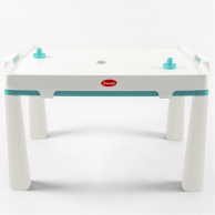 Детский столик 2 в 1 Doloni Toys Аэрохоккей, бирюзовый 04580/7