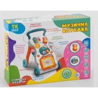 Ходунки-каталка ТК 0819 "TK Group" музыкальное пианино, магнитная доска, кор.