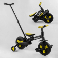 Велосипед-трансформер Best Trike, колеса PU 10", желто-черный 58195