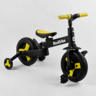Велосипед-трансформер Best Trike, колеса PU 10", желто-черный 58195