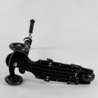 Детский самокат Best Scooter 5в1 PU колеса со светом, черный 24501