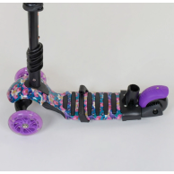 Детский самокат Best Scooter 5в1 PU колеса со светом, фиолетовый 19870
