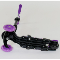 Детский самокат Best Scooter 5в1 PU колеса со светом, фиолетовый 19870