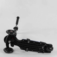 Детский самокат Best Scooter 5в1 PU колеса со светом, черный с синим 18496