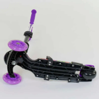 Детский самокат Best Scooter 5в1 PU колеса со светом, фиолетовый 13400