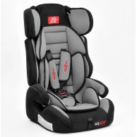 Автокресло с бустером Joy группа I-II-III, черно-серое E 1390
