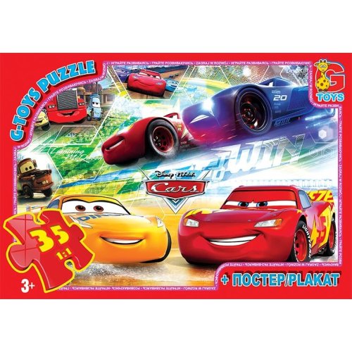 Пазлы "G-Toys" "Тачки" (Z10184)