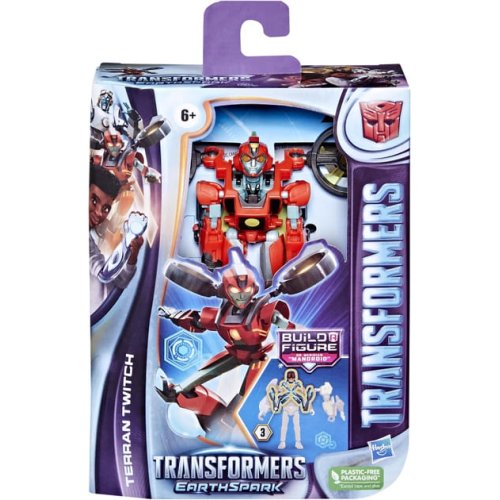 Трансформер Hasbro Терран Твитч Transformers Earthspark Deluxe Terran Twitch F6231 (F6734)