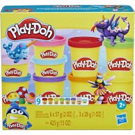 Набор для лепки Hasbro Play Doh 9 баночек Bright Rainbow 9 Pack F7369 (F7965)