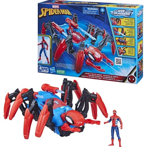 Игровой набор Hasbro с фигуркой Человека-паука Spider-Man Crawl Blast Spider F7845
