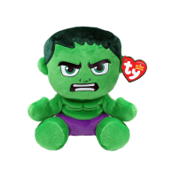 Мягкая игрушка TY Beanie Babies Marvel Халк Hulk, 15 см 44004
