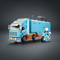 Конструктор Sluban Трейлер гоночной команды, 9 фигурок, 1044 деталей M38-B0766