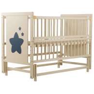 Кровать Babyroom Звездочка Z-02 маятник, откидной бок бук слоновая кость (624469)