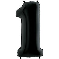 Фольгированные шары цифры  40" black