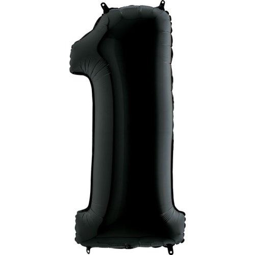 Фольгированные шары цифры  40" black