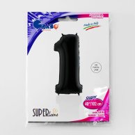 Фольгированные шары цифры  40" black