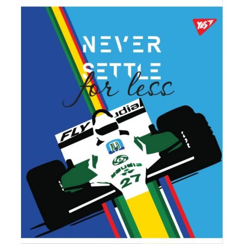 Тетрадь А5 12 Лин. YES Never Settle (764217)