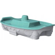 Песочница с крышкой Doloni Кораблик 03355/4