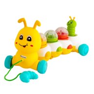 Игрушка музыкальная Baby Team Ползунчик желтая 8659