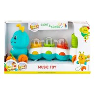 Игрушка музыкальная Baby Team Ползунчик голубая 8659