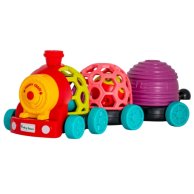 Набор музыкальных игрушек Baby Team Забавные вагончики Паровозик 8672
