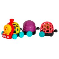 Набор музыкальных игрушек Baby Team Забавные вагончики Паровозик 8672