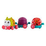 Набор музыкальных игрушек Baby Team Забавные вагончики Гусеница 8672