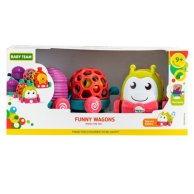Набор музыкальных игрушек Baby Team Забавные вагончики Гусеница 8672